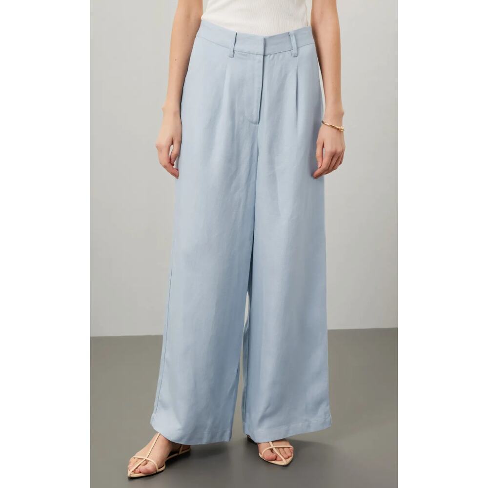 Rosetta Getty x RTR Blue Wide Leg Trousers